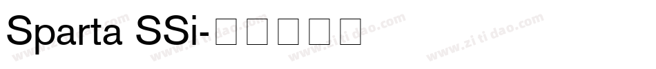 Sparta SSi字体转换